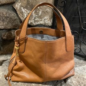 Leather Fossil Handbag